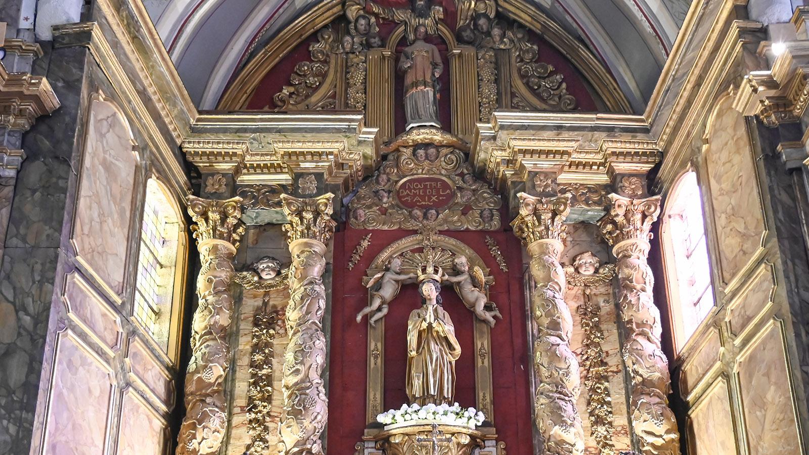 Der Altar mit der Jungfrau Maria. Foto: Hilke Maunder