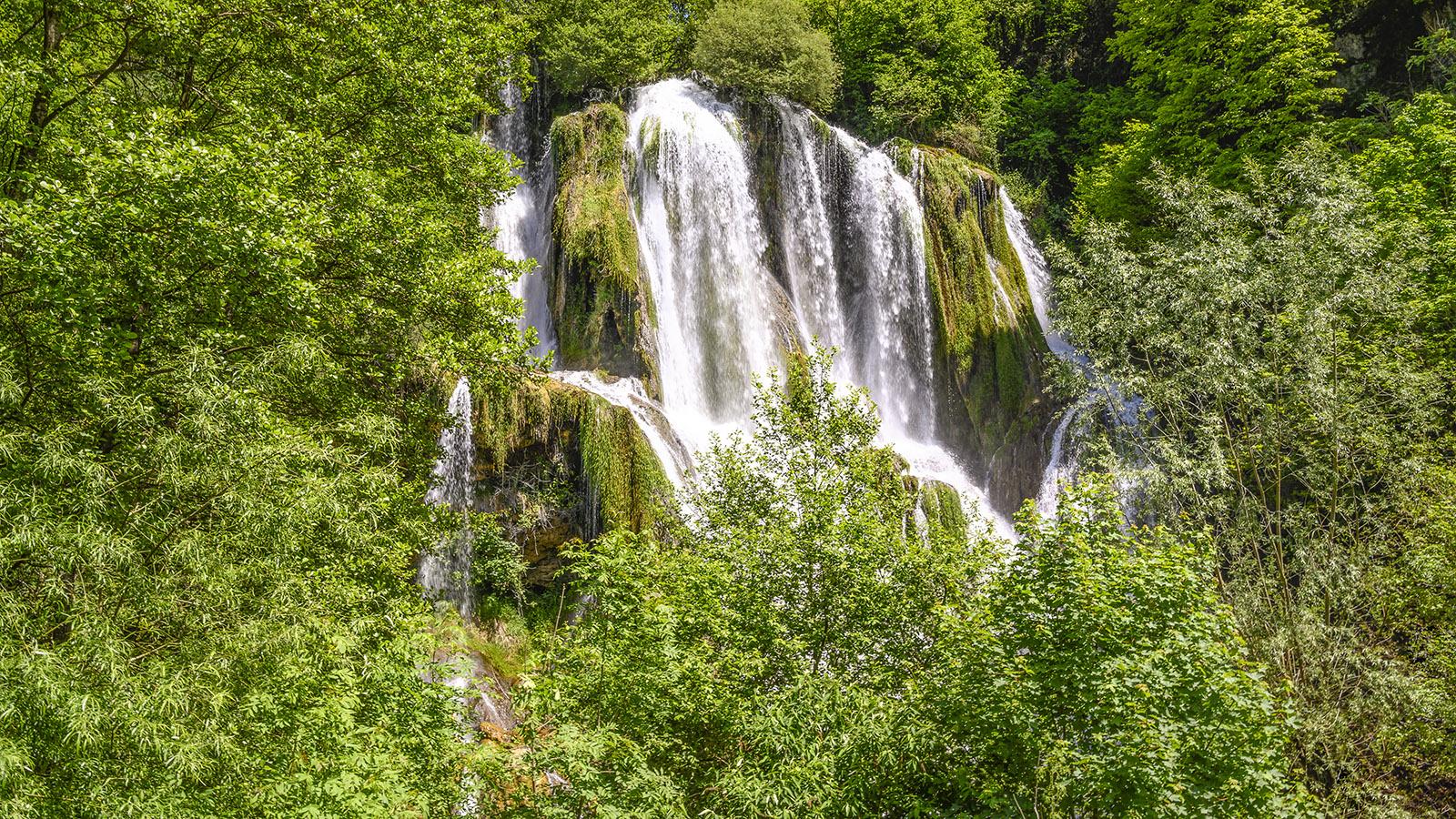 Beeindruckend: der Wasserfall von Glandieu. Foto: Hilke Maunder