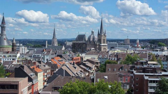 Stadtansicht von Aachen. Foto: Pressebild der Stadt Aachen ohne Angabe des Urhebers