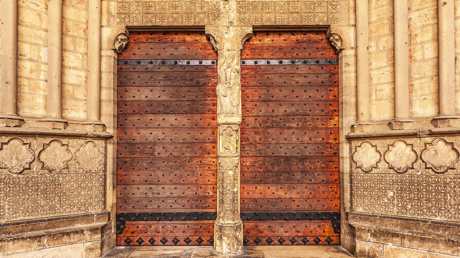 Das Portal der Kathedrale von Noyon Foto: Hilke Maunder