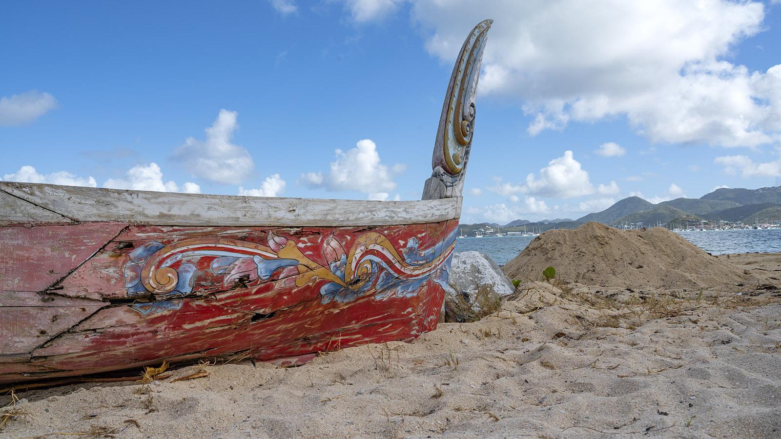 Traditionelle Boot an der Baie Nettlé. Foto: Hilke Maunder