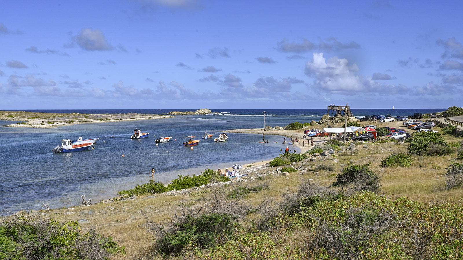 Der kleine Strand am Rotary Point ist bei den Einheimischen sehr beliebt zum Grillen und Picknicken. Foto: Hilke Maunder
