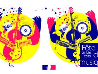Das Logo der Fête de la Musique 2023. Copyright: Ministère de la Culture (Presse-Kit).