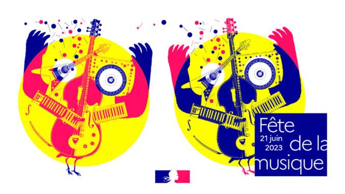 Das Logo der Fête de la Musique 2023. Copyright: Ministère de la Culture (Presse-Kit).