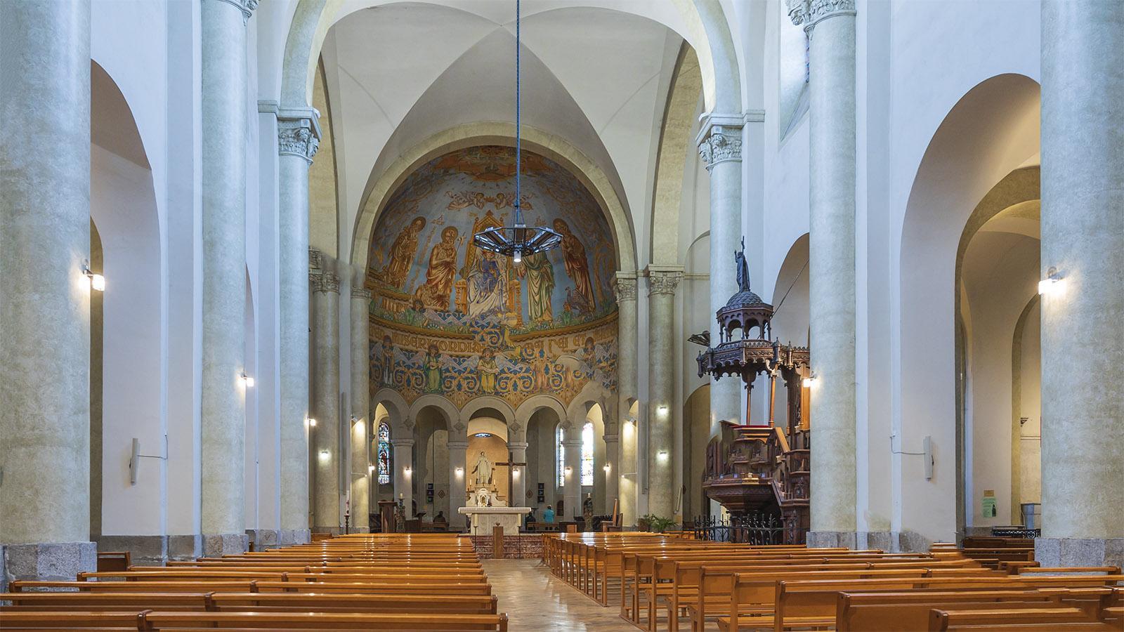 Das Innere der Pfarrkirche von Revel. Foto: Hilke Maunder