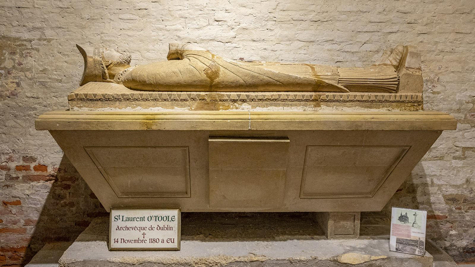 Das Grab von Laurence O'Toole (frz. Laurent). Foto: Hilke Maunder