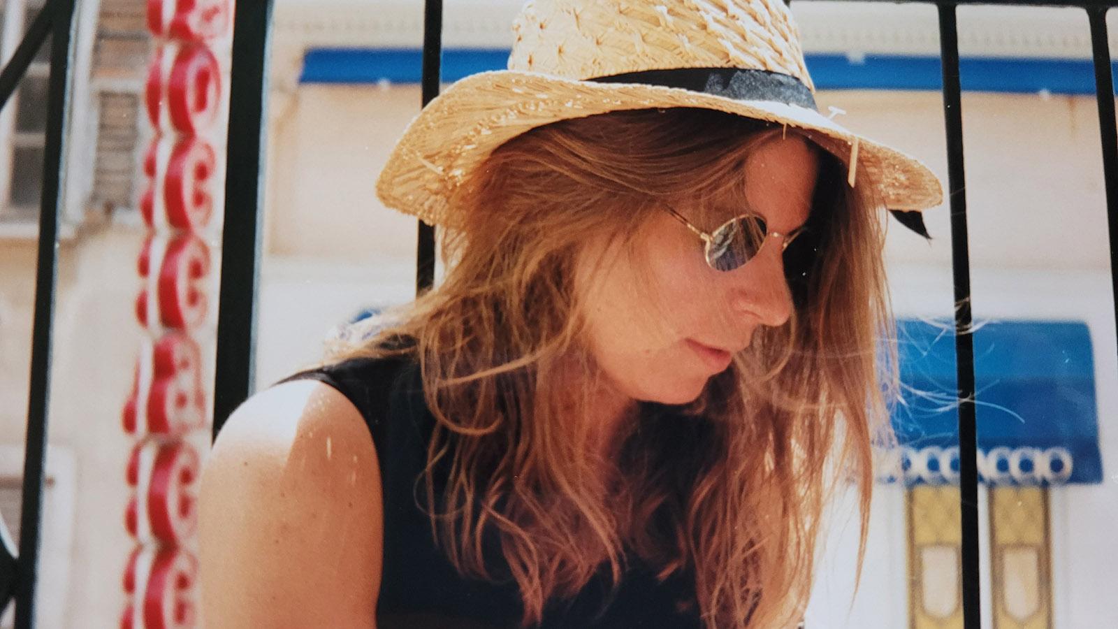 Karin Denzler 1994 in Nizza. Foto: privat