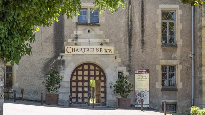 Der Eingang zur Chartreuse Saint-Sauveur. Foto: Hilke Maunder.