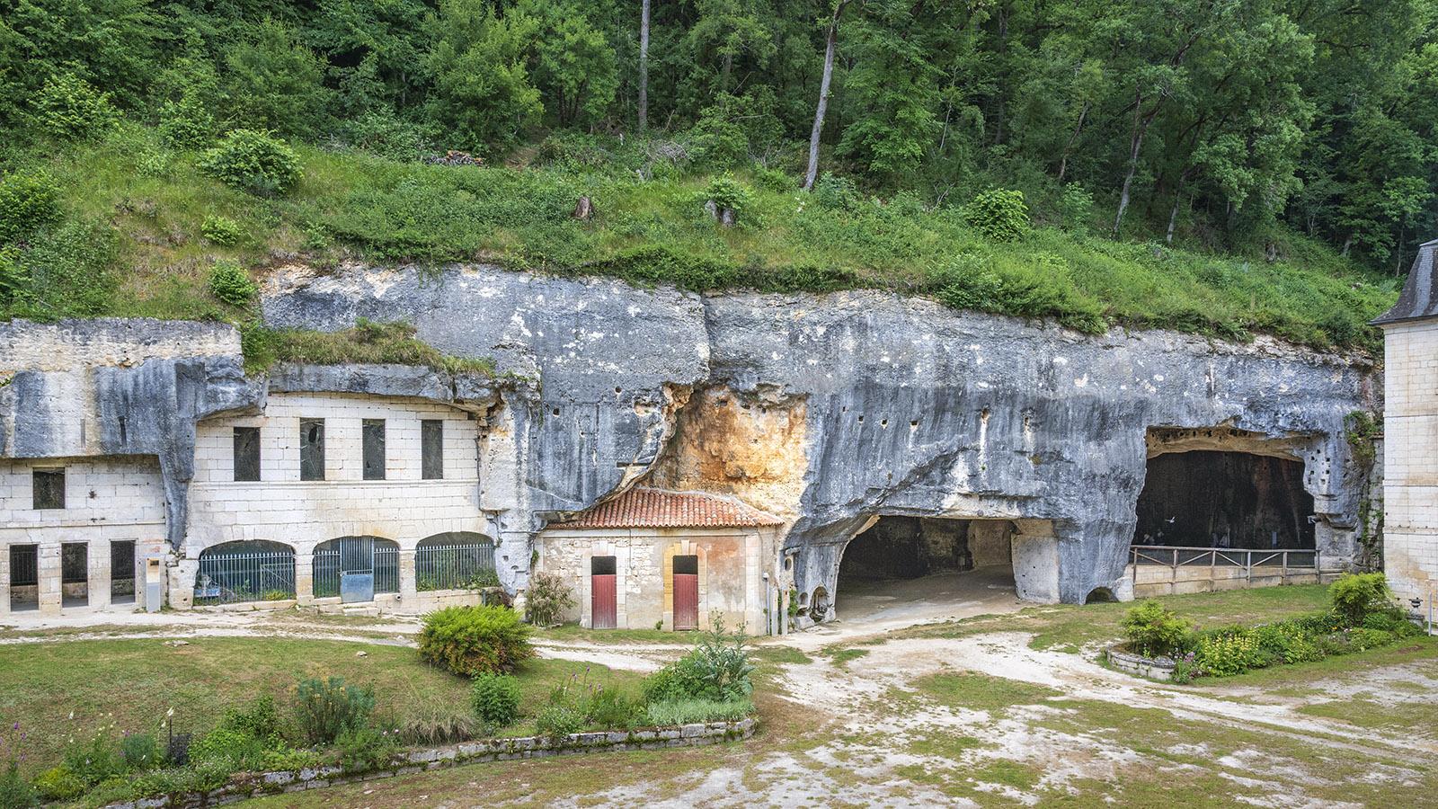 Die Höhlen der Abtei von Brantôme. Foto: Hilke Maunder