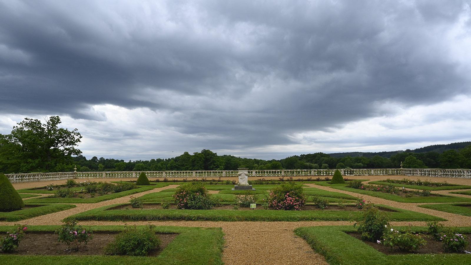 Der französisch formelle Schlossgarten. Foto: Hilke MaunderFoto: Hilke Maunder