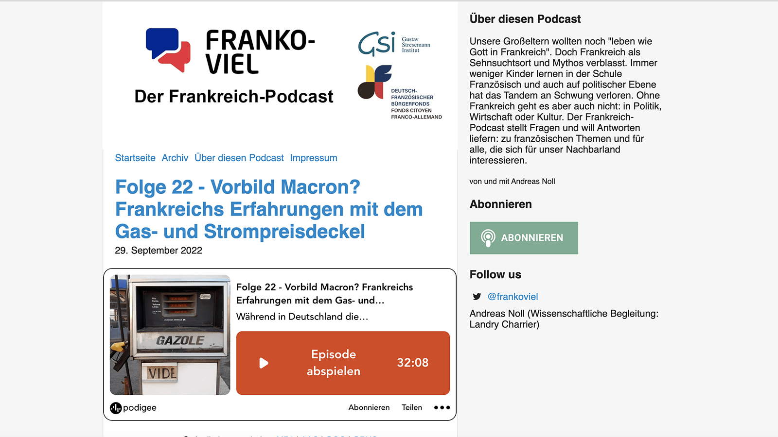 Der Podcast Frankoviel