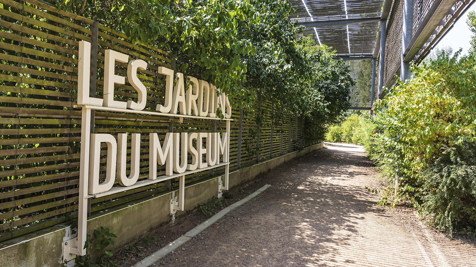 Der Eingang zu den <em>Jardins du Muséum</em>. Foto: Hilke Maunder