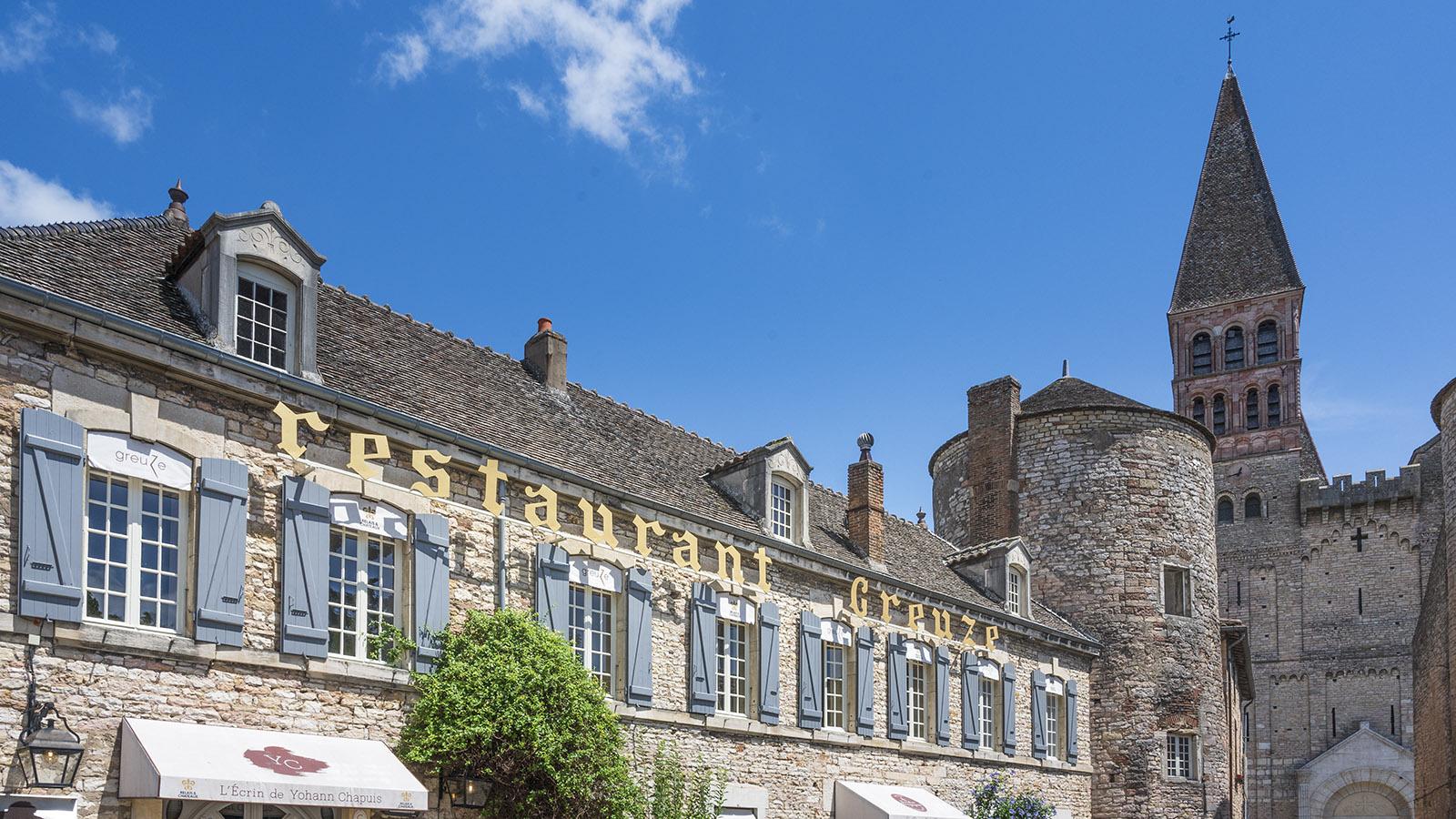 Das Restaurant Gleize an der Abtei von Tournus schmückt ein Michelin-Stern. Foto: Hilke Maunder