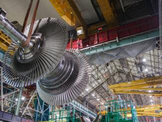 Der Turbinenbau von General Electric in Belfort. Foto: EDF/Pressebild