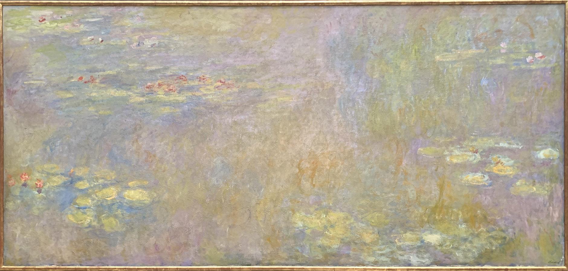 Dieses Seerosen-Werk von Monet hängt in der Londoner <em>National Galerie.</em> Foto: Hilke Maunder