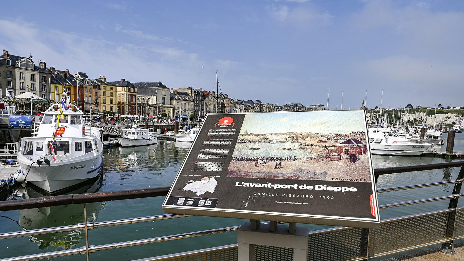 Pissarro malte den Hafen von Dieppe Foto: Hilke Maunder