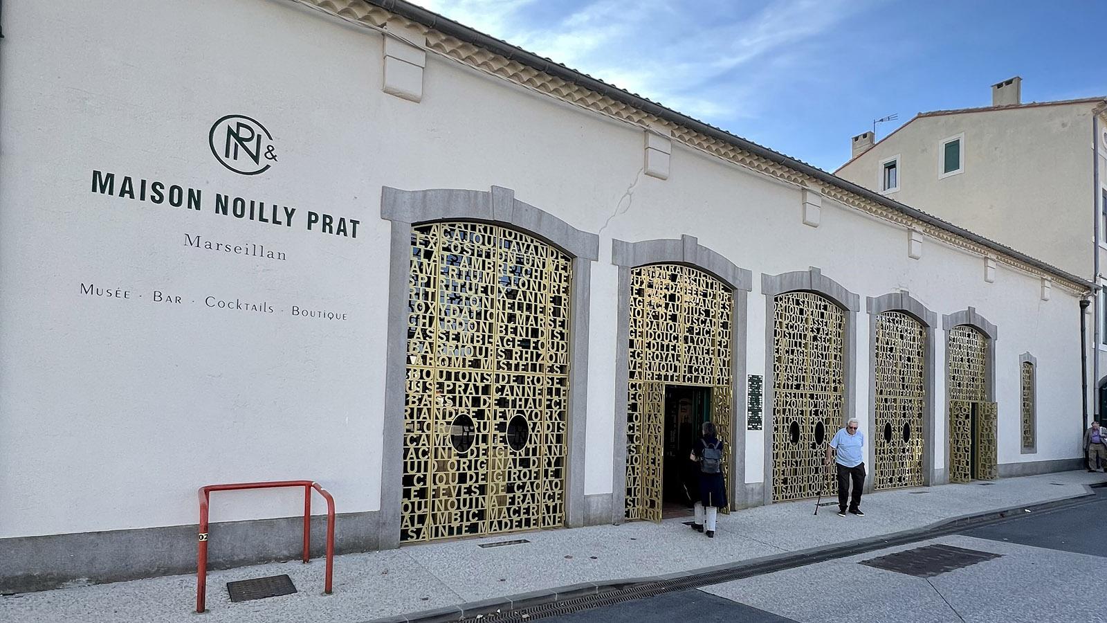 Die Maison Noilly Prat in Marseillan. Foto: Jochen Krautheim