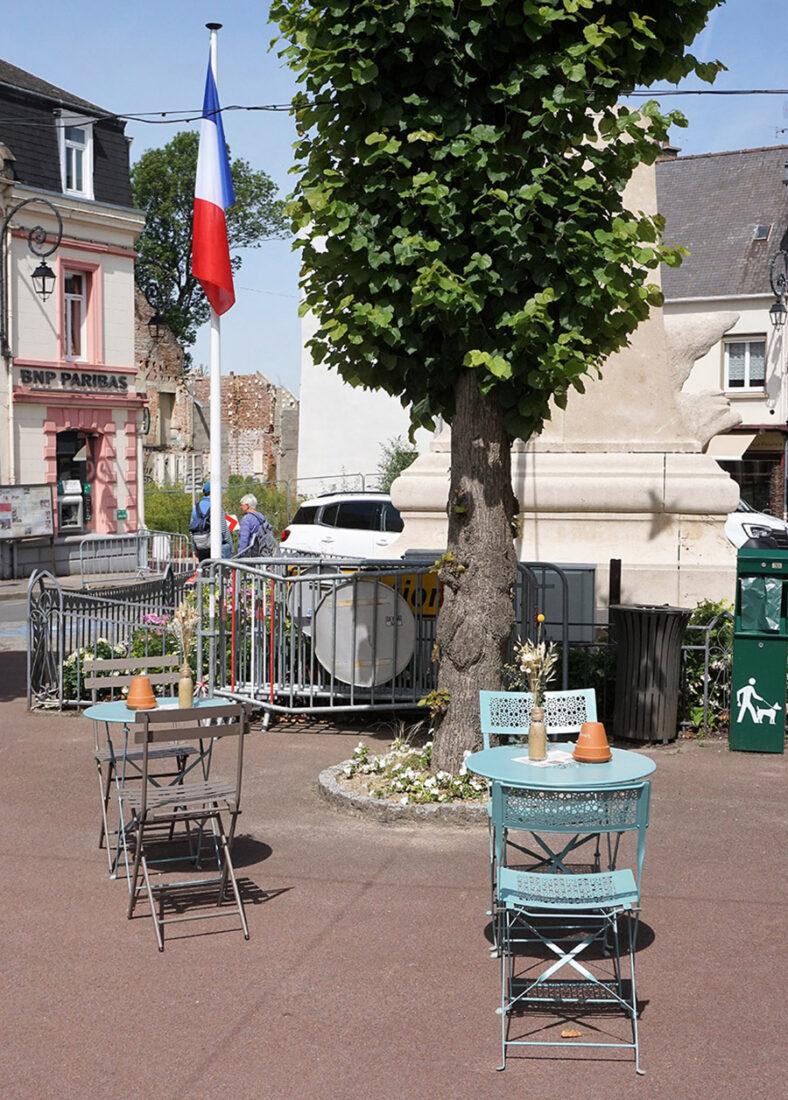 Ein Platz in Montreuil. Foto: Michael Heinzel