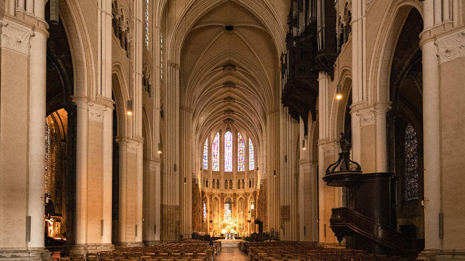 Das Mittelschiff der Kathedrale von Chartres. Foto: Hilke Maunder