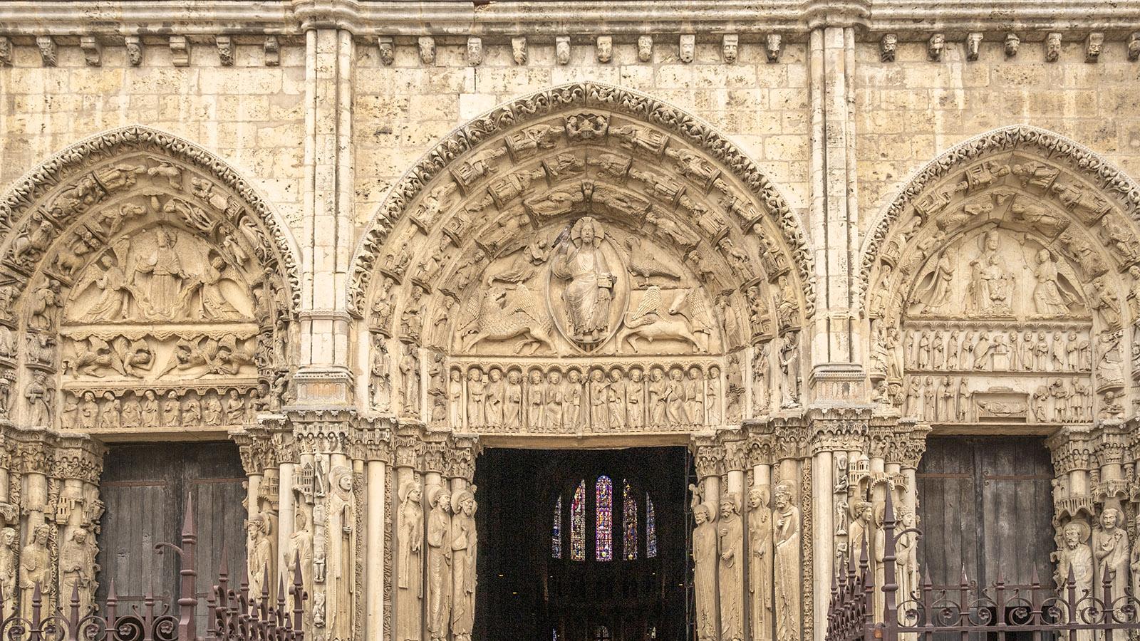 Das Königsportal der Kathedrale von Chartres. Foto: Hilke Maunder