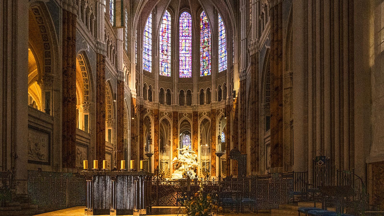 Das gotische Mittelschiff der Kathedrale von Chartres. Foto: Hilke Maunder