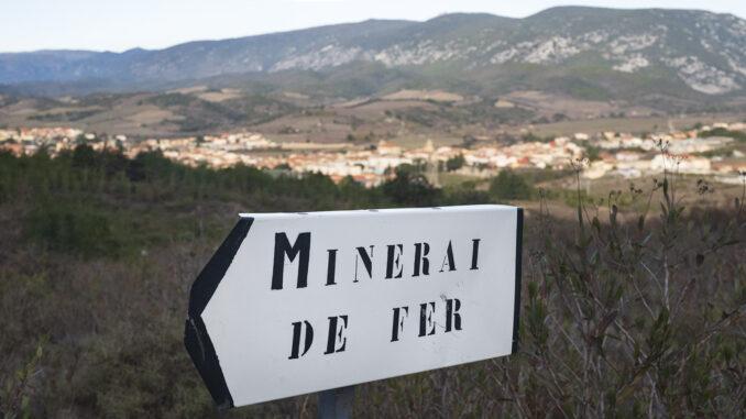 Der Wanderweg zur einstigen Eisenerzminie von Saint-Paul-de-Fenouillet – folgt diesem Schild! Foto: Hilke Maunder