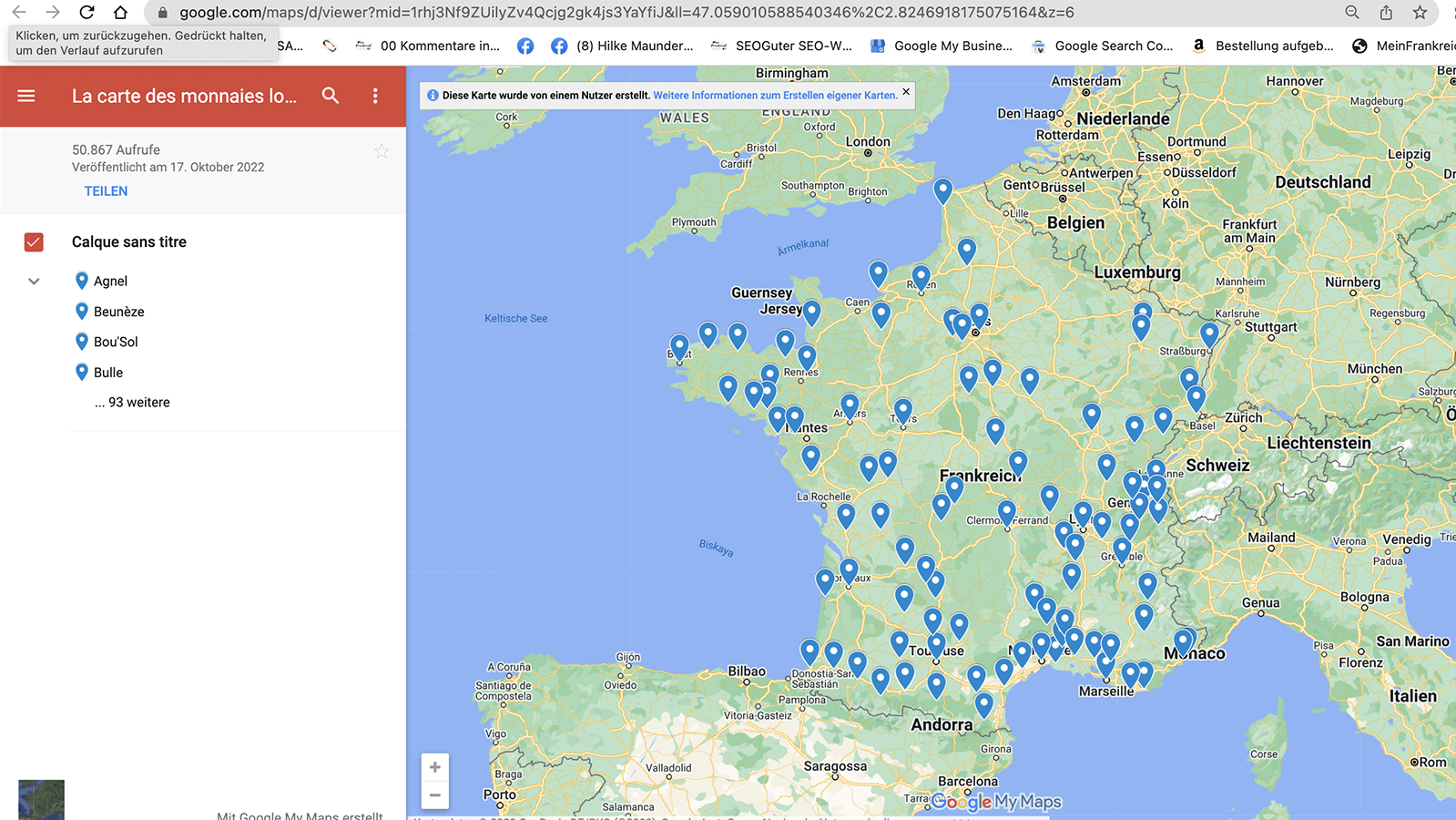 Eine Übersicht über lokales Geld in Frankreich finden ihr auf dieser Karte: https://www.google.com/maps/d/viewer?mid=1rhj3Nf9ZUilyZv4Qcjg2gk4js3YaYfiJ&ll=47.059010588540346%2C2.8246918175075164&z=6