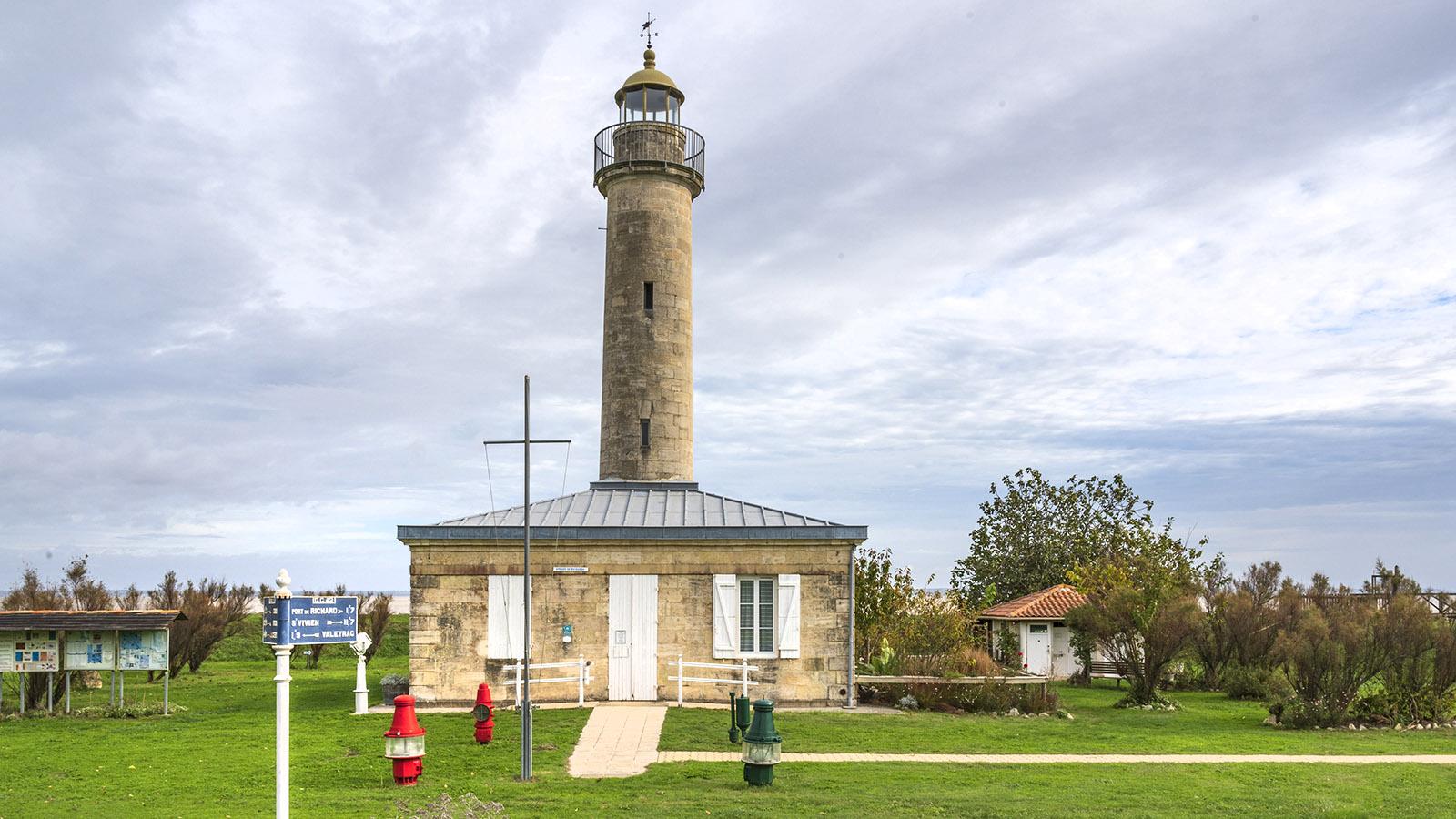 Der Leuchtturm von Richard an der Mündung der Gironde. Foto: Hilke Maunder