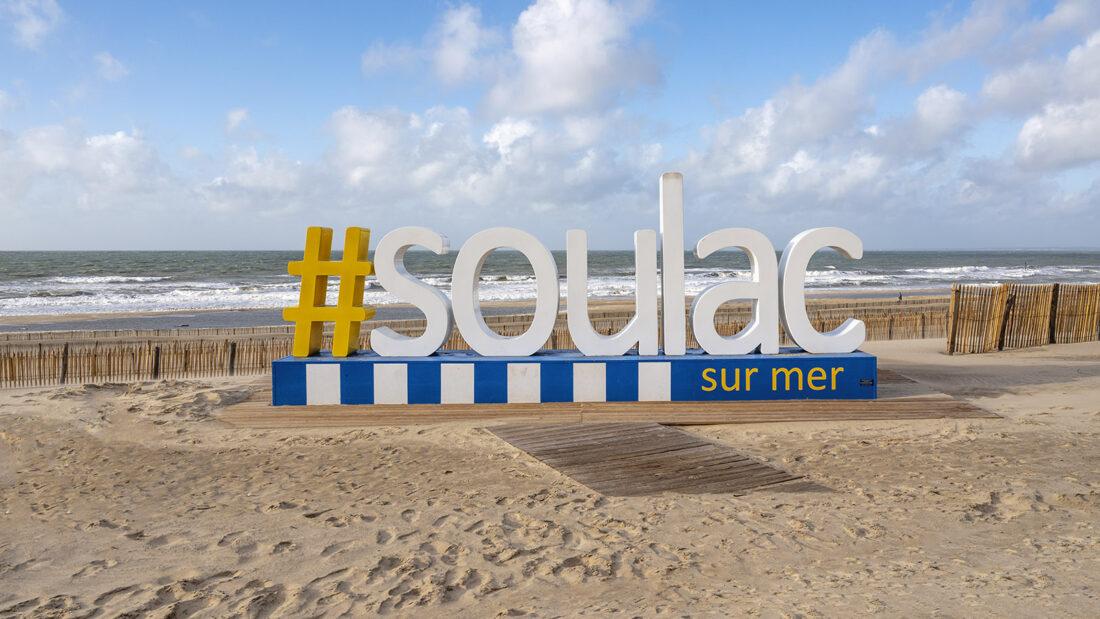 Soulac-sur-Mer hat sich werbewirksam für Instagram aufgestellt. Foto: Hilke Maunder