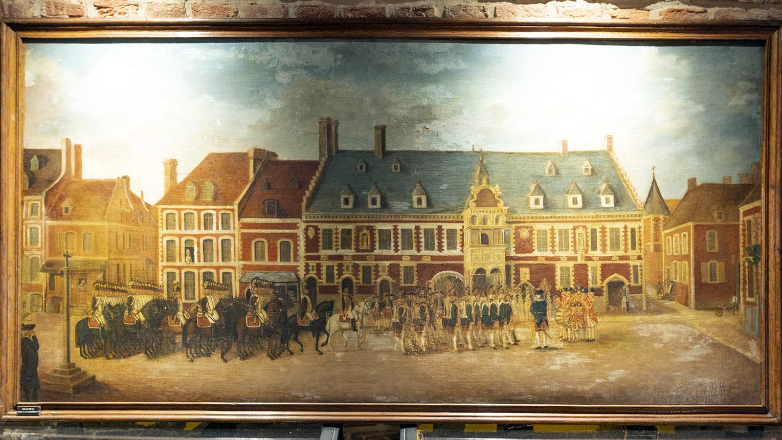 Eine Ansicht von Hesdin aus dem Stadtmuseum, Foto: Hilke Maunder