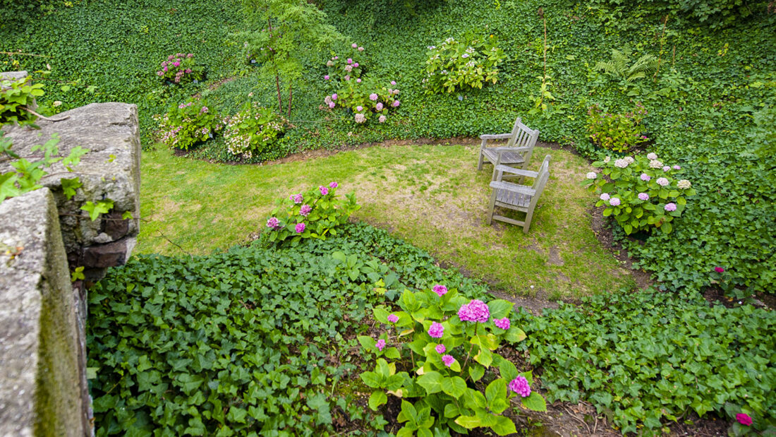 Stille Ecken im Gartenreich der Jardins suspendus von Le Havre. Foto: Hilke Maunder