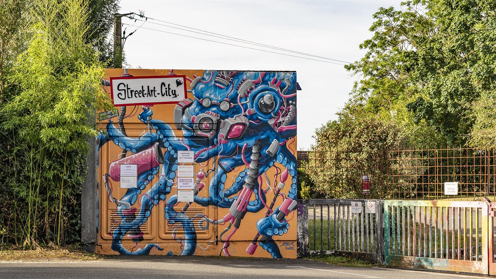 Der Eingang zur Street Art City. Foto: Hilke Maunder