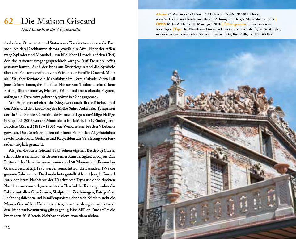 111 Orte Toulouse: Maison Giscard