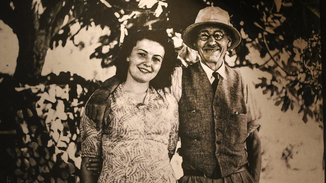 Pierre Bonnard mit Marthe, seiner Frau und Muse. Foto: Hilke Maunder, aufgenommen von einer unbekannten Aufnahme im Musée Pierre Bonnard