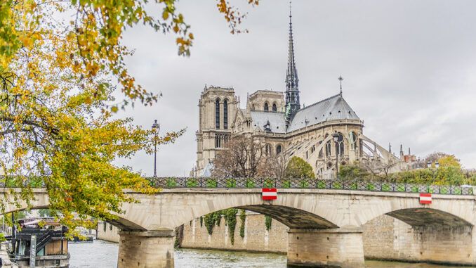 Der Blick auf Notre-Dame de Paris vom Quartier Latin. Foto: Hilke Maunder