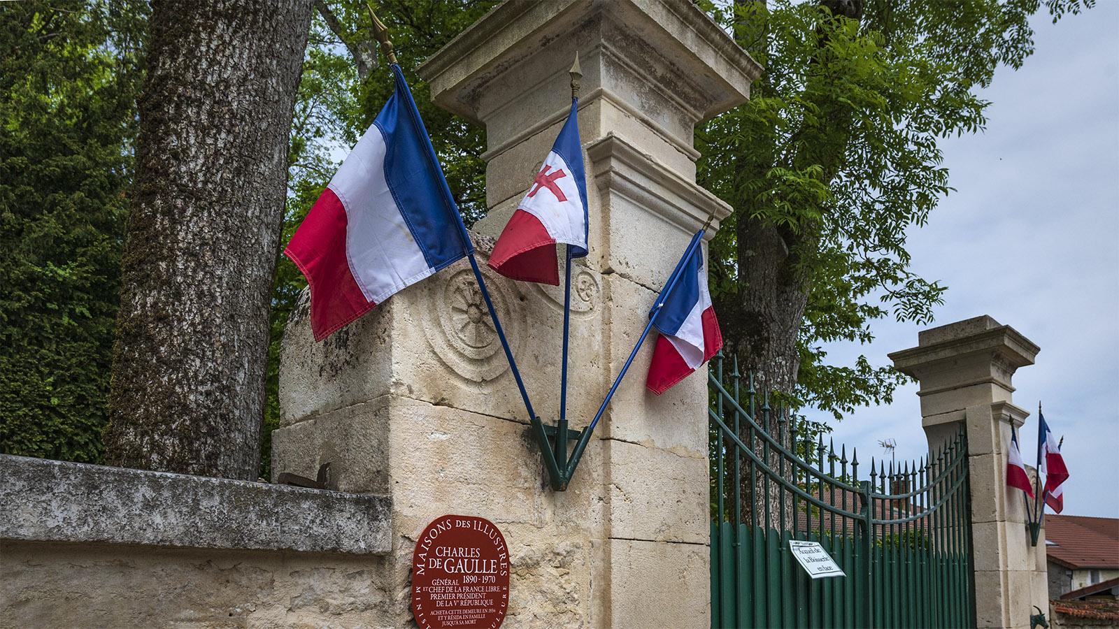 Das Anwesen von Charles de Gaulle gehört zu den Maisons des Illustres in Frankreich. Foto: Hilke Maunder