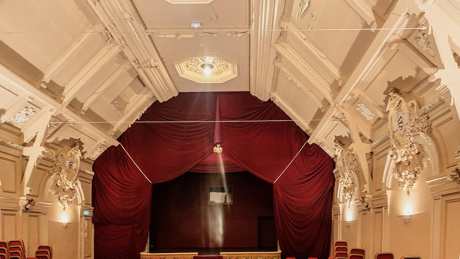 Das Theater von Bouvet-Ladubay wird derzeit restauriert. Foot: Hilke Maunder