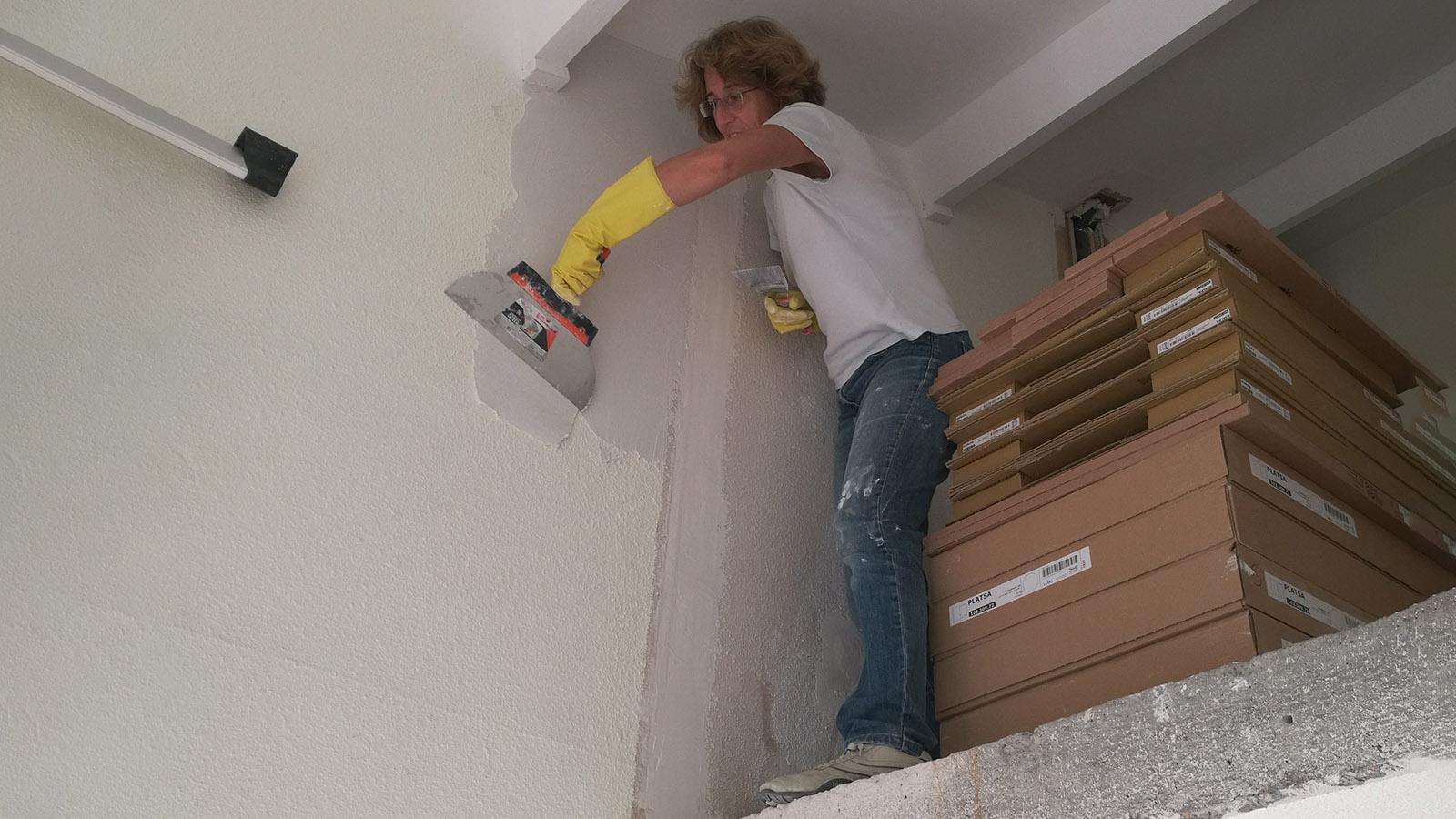 2018 beim Renovieren unseres Hauses in Argelès-sur-Mer