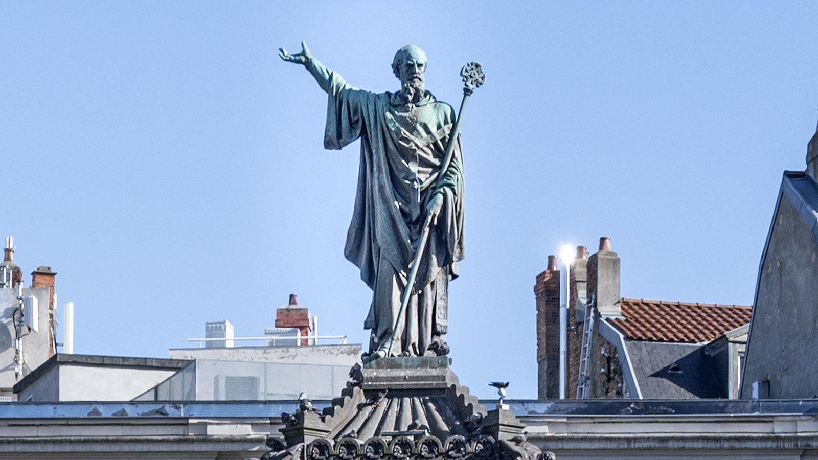 Das Denkmal für Papst Urban II. auf der <em>Place de la Victoire</em>. Foto: Hilke Maunder