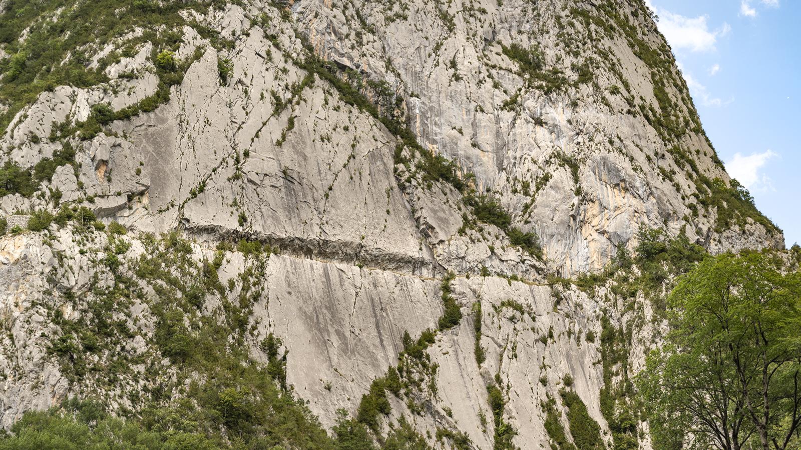 Der chemin de la Mâture im Aspe-Tal befindet sich genau gegenüber vom Fort de Cortalets nahe der Grenze zu Spanien. Foto: Hilke Maunder