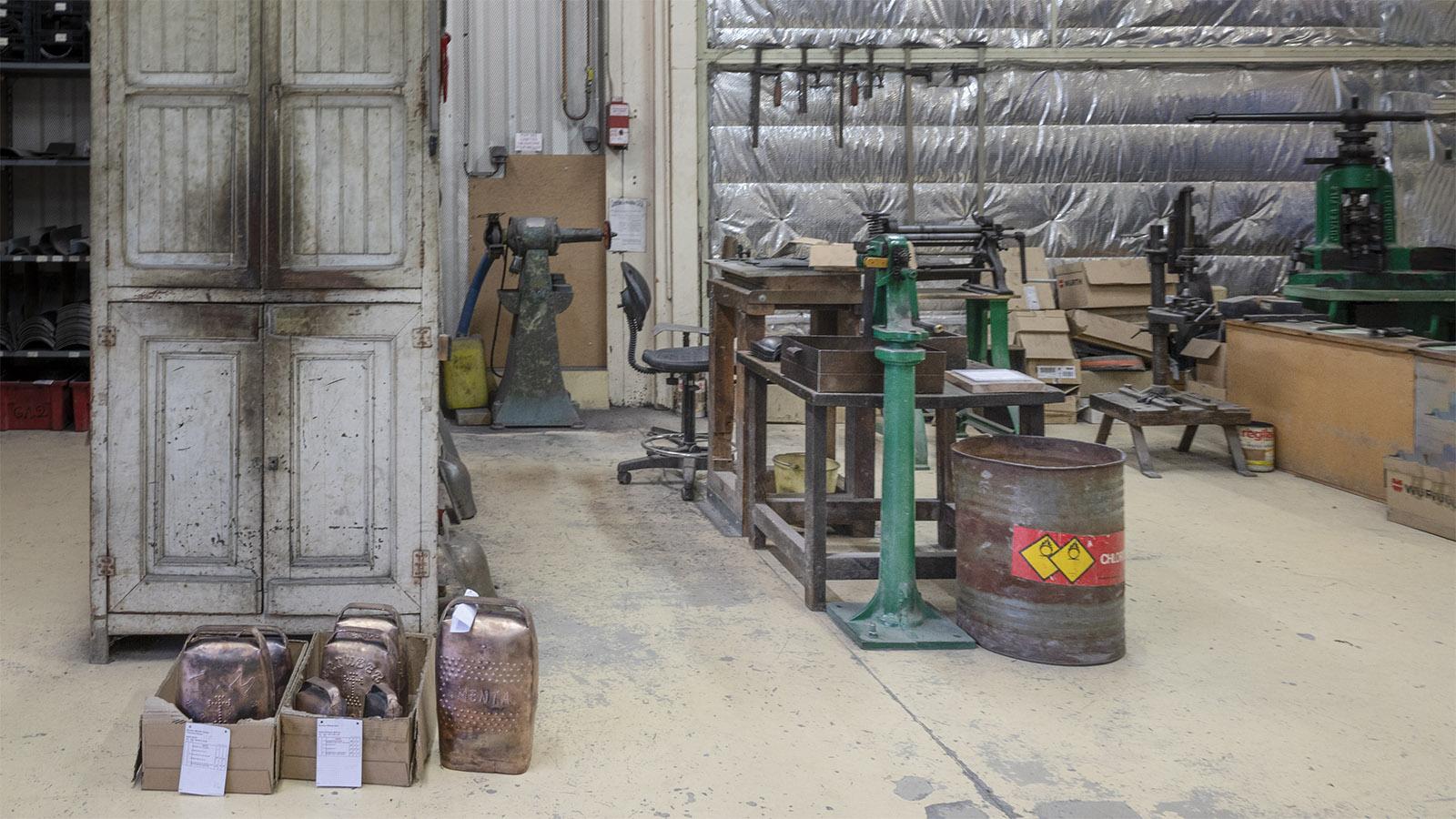 Die Werkstatt von Daban in Nay. Foto: Hilke Maunder