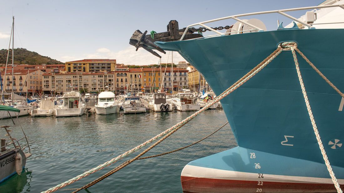Port-Vendres ist der einzige Tiefseehafen des Départements Pyrénées-Orientales. Foto: Hilke Maunder