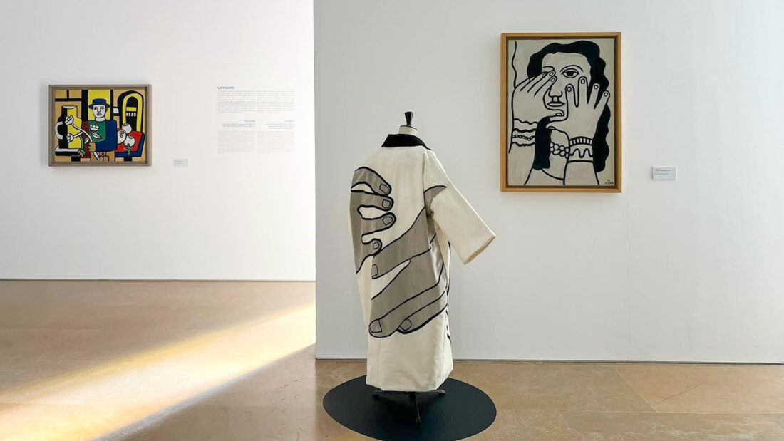 Kunst und Mode verschmelzen in der Ausstellung des Musée national Fernand Léger. Foto: Hilke Maunder
