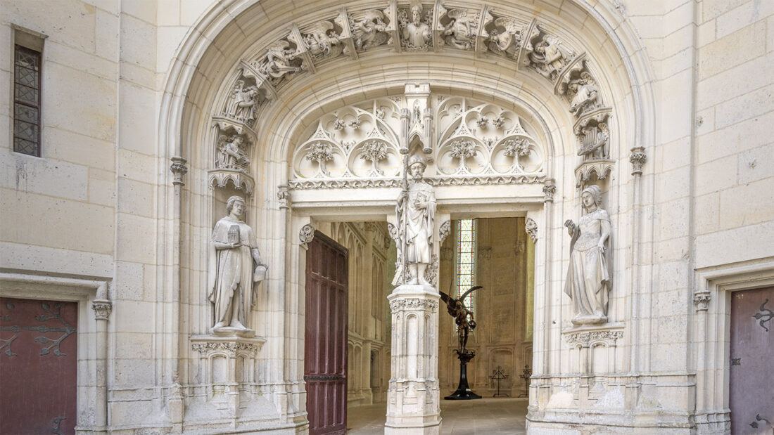 Das Portal der Schlosskapelle. Foto: Hilke Maunder