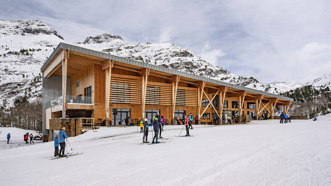 Das Wintersportzentrum des Col du Somport. Foto: Hilke Maunder