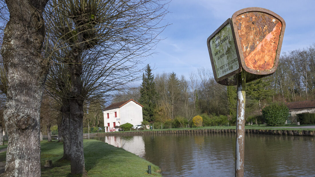 Am Canal de l'Ourcq in La Ferté-Milon. Foto: Hilke Maunder