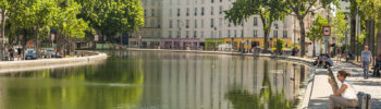 Am Canal Saint-Martin von Paris. Foto: Hilke Maunder