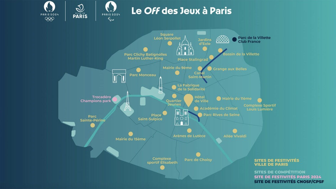 Das Kulturangebot in Paris der OFF des Jeux. Credits: Stadt Paris, IOC (Pressemappe)