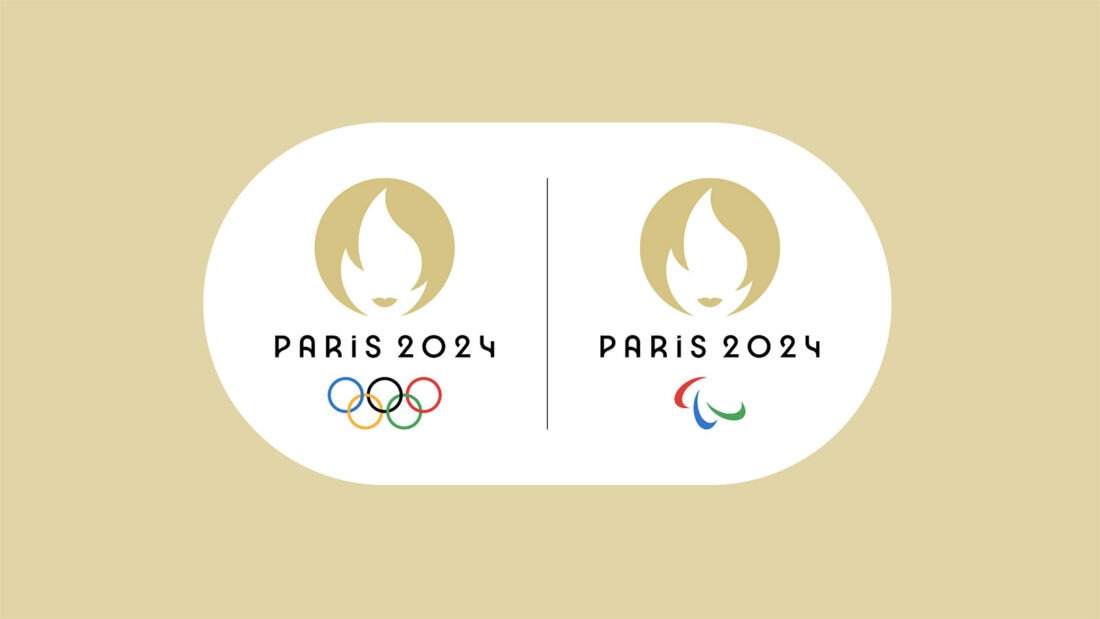 Die offiziellen Logos der olympischen und paralympischen Spiele Paris 2024. Copyright: IOC / Pressebild