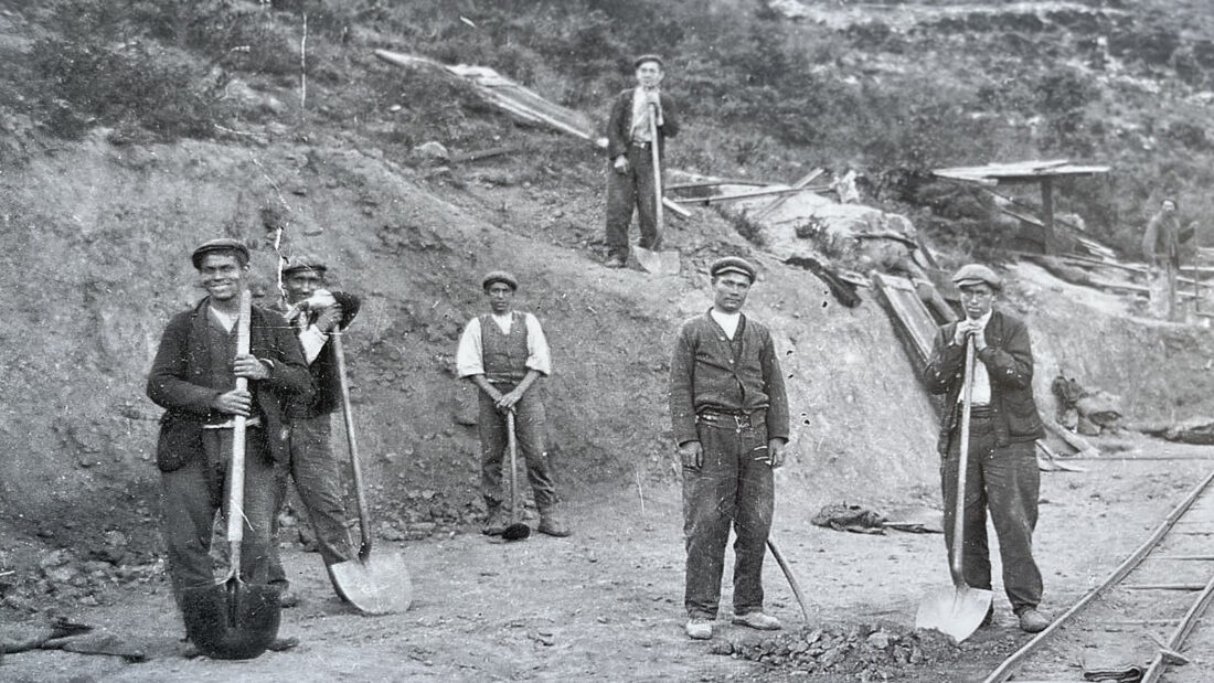 Historische Aufnahem vom Bergbau in Saint-Paul-de-Fenouillet. Foto: Stadtarchiv Saint-Paul-de-Fenouillet